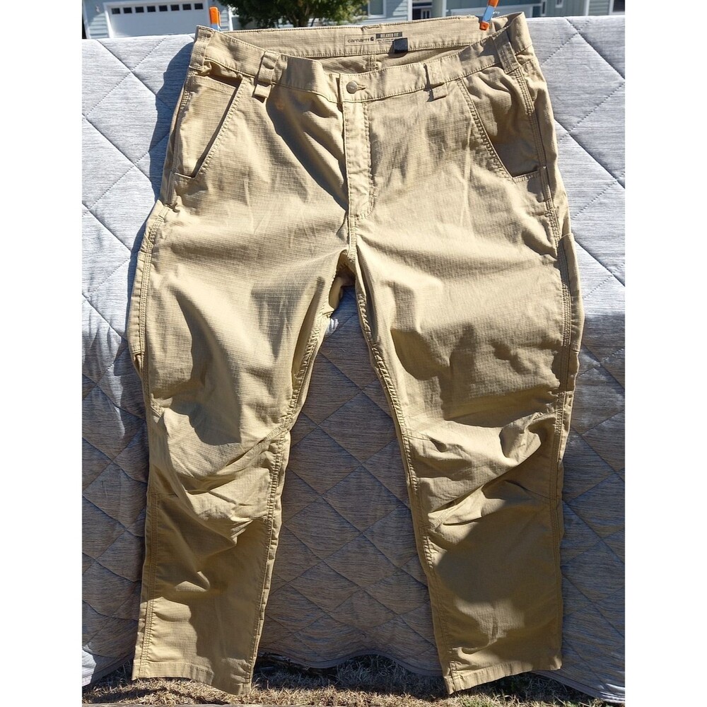 Carhartt Force Relaxed Fit Ripstop Stretch Utility Pants Khaki BN5358-M 40x34